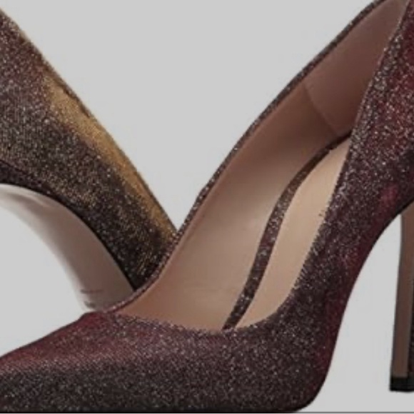 Stuart Weitzman Chicster pump size 7.5 new with box,color bronze night time - Picture 3 of 4